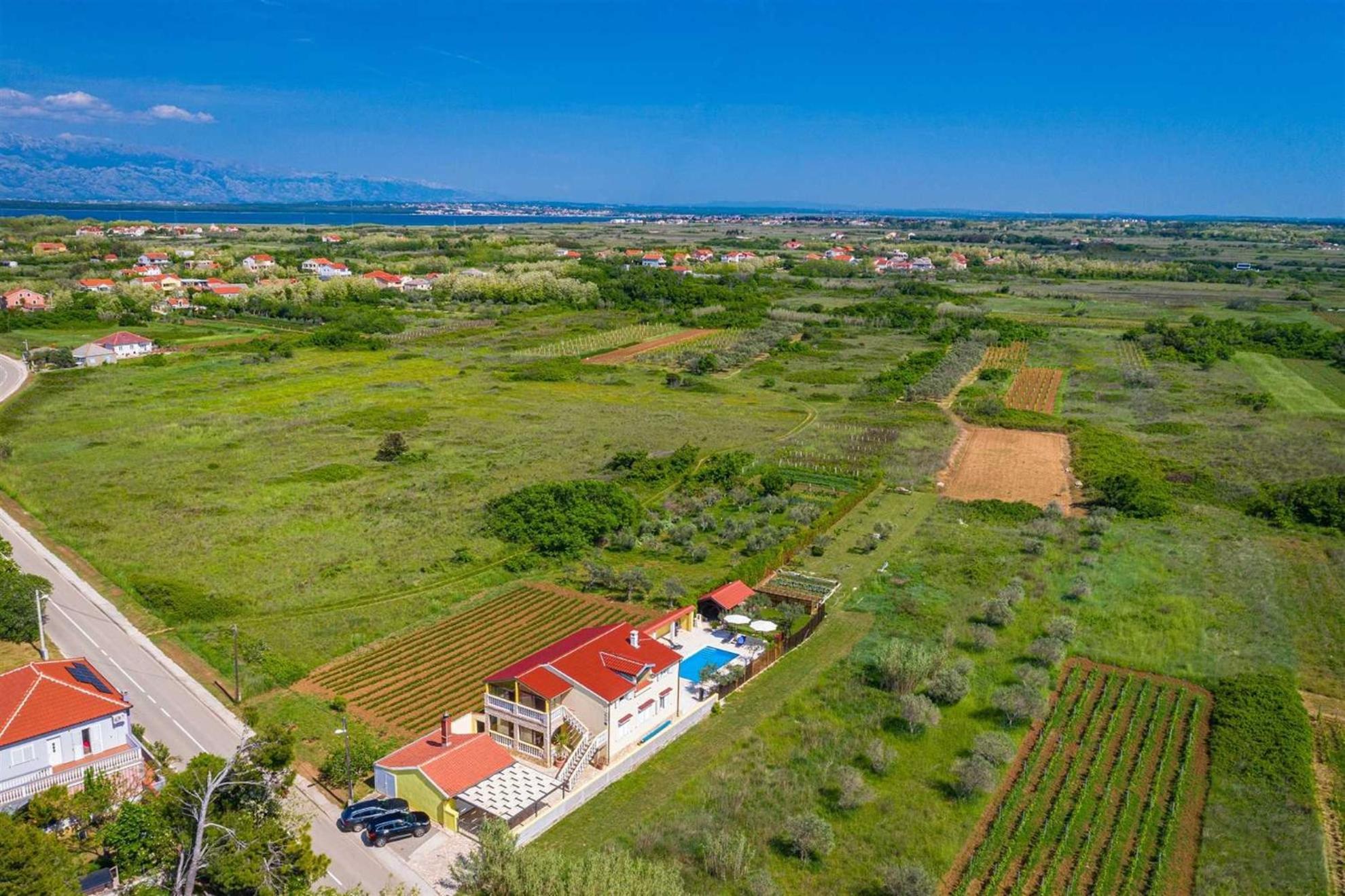 Apartment House Simoni With Pool, Zadar County Privlaka  Kültér fotó